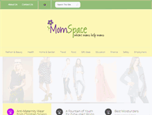 Tablet Screenshot of momspace.com